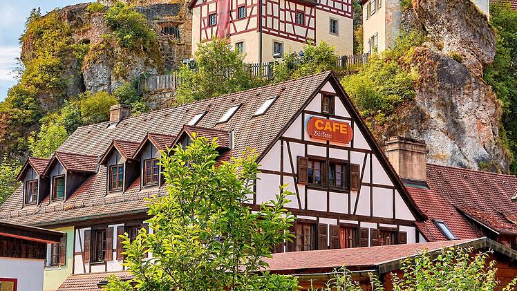 Tüchersfeld im Püttlachtal in der Fränkischen Schweiz