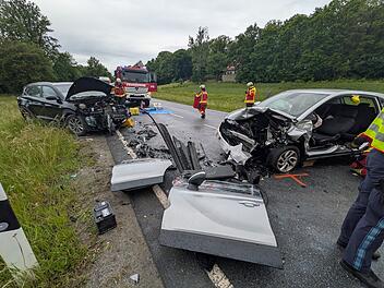 Schwerer Unfall auf B289 bei Kulmbach