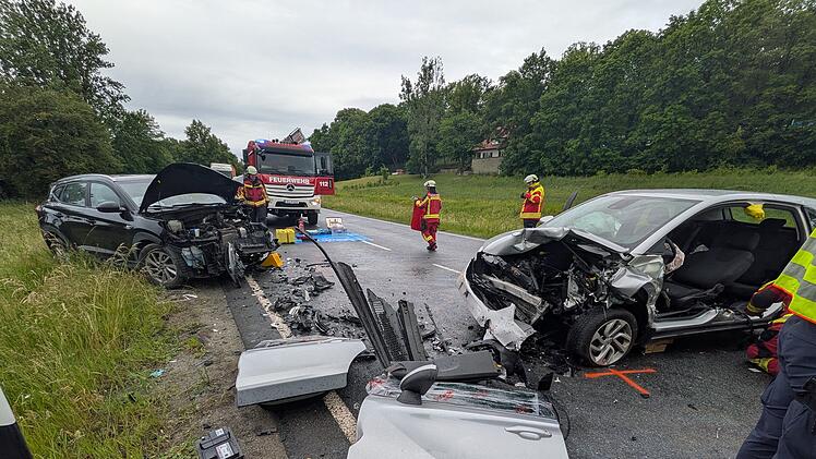 Schwerer Unfall auf B289 bei Kulmbach