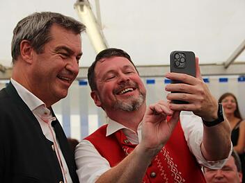 Markus Söder - ein Ministerpräsident gibt sich bürgernah. Foto: Johannes Schlereth
