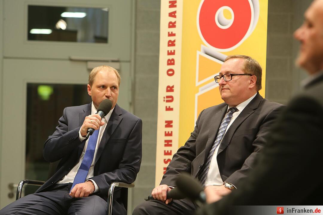 Podiumsdiskussion in Forchheim mit den OB- Kandidaten; Foto: Barbara Herbst