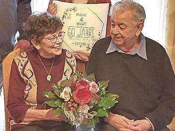 Seit 60 Jahren gemeinsam durch dick und dünn: Marianne und Kunibert Auer.