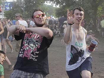 Nürnberg rockt: Bei Rock im Park  wird getanzt bis der Staub wirbelt. Foto: Jennifer Brechtelsbauer