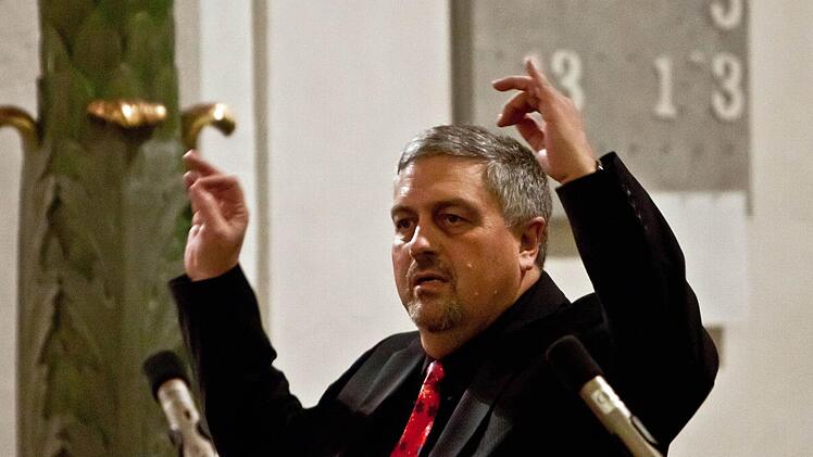 Uwe Friedrich, Leiter der Albert's Brass ShowbandFoto: Jochen Berger