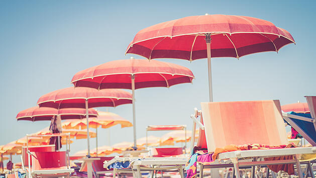 Urlaub, Strand, Liegen