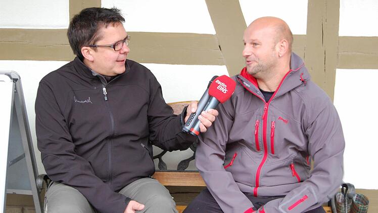 Thomas Apfel (links) mit Sven Gärtner aus Streufdorf