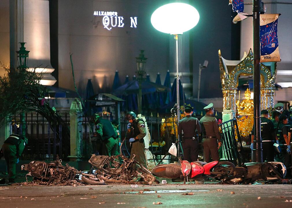 Scores of casualties reported as explosion rocks central Bangkok
