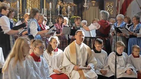 Der Landfrauenchor umrahmte den Festgottesdienst.