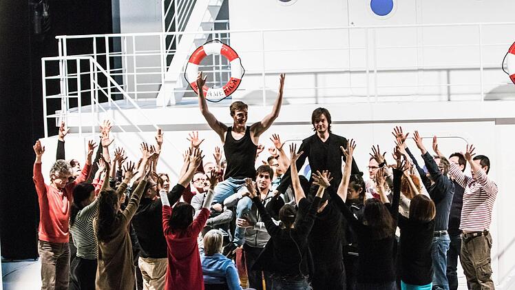 "Anything Goes": Proben-Impressionen am Landestheater CoburgFoto: Jochen Berger