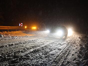 Wintereinbruch in Hessen
