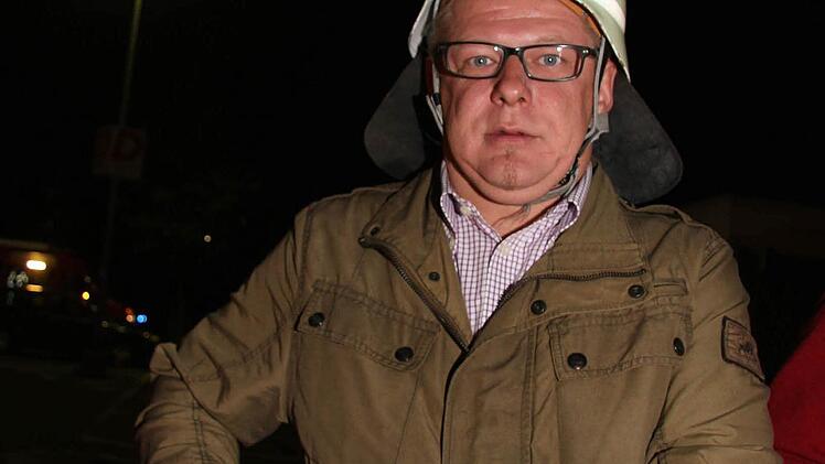 Frank Wilzok, Dritter Bürgermeister und BRK-Einsatzkraft, war von der Übung und dem professionellen Ablauf beeindruckt.