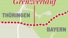 Ehemaliger Grenzverlauf BRD und DDR.FT-Grafik: Klaus Heim