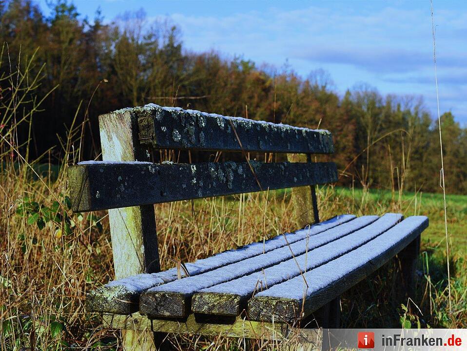 nur ganz wenig Schnee... Foto: inFrankenPix ollyhoppe