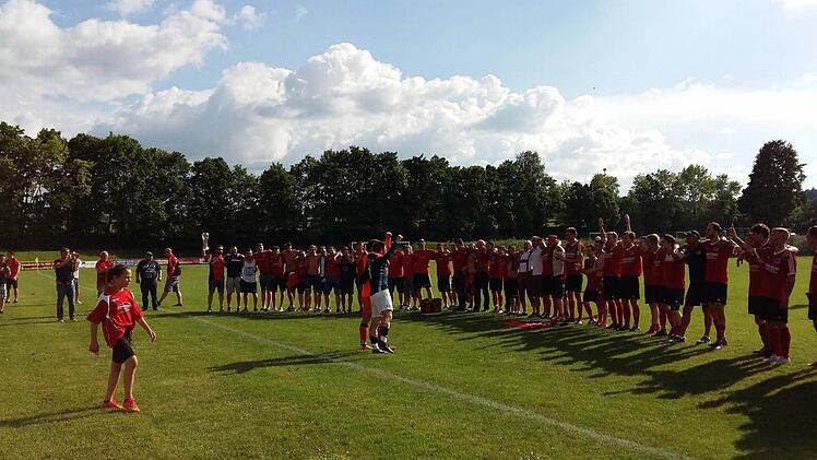 Fuchsstädter Jubel. Foto: FC Fuchsstadt