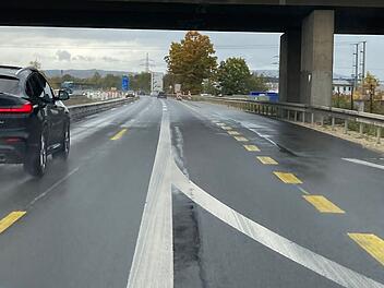 A70 bei Hallstadt "absoluter Unfallknotenpunkt" - Maßnahme irritiert Autofahrer