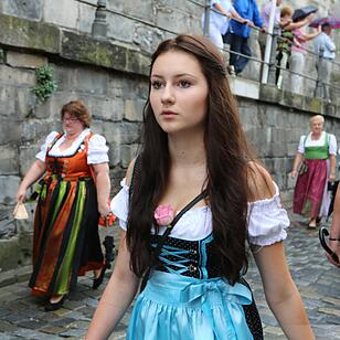 Kronacher Freischießen: Schützenauszug