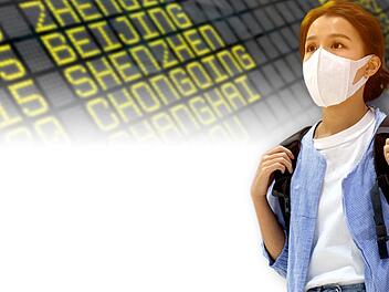 Die Firmen im Landkreis verzichten vorerst auf Reisen nach China und der Mundschutz in den Apotheken ist vergriffen. Trotzdem: Es besteht kein Grund zur Panik.Fotos: stock.adobe.com / Montage: Dagmar Klumb