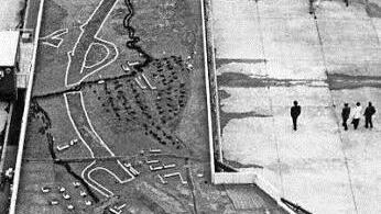 Das 700-Quadratmeter-Modell aus dem Hubschrauber fotografiert. Foto: CT-Archiv / Hagen Lehmann