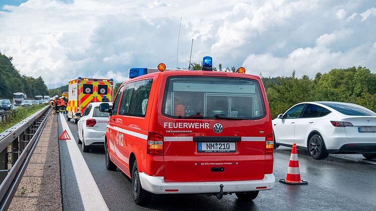 Unfall auf A3 im Kreis Nürnberger Land - viele Fragen noch offen