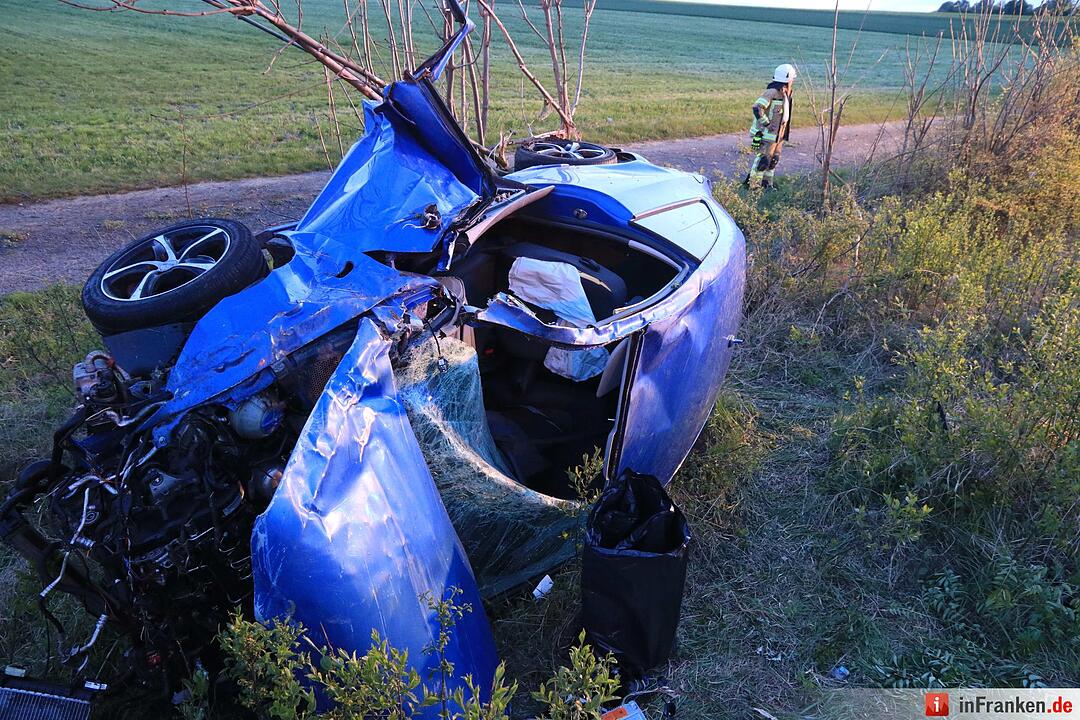 Nicht angeschnallt: Fahrer wird auf A70 bei Knetzgau aus Auto geschleudert