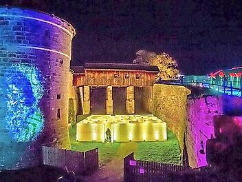 Das Labyrinth im Wallgraben war einer der Höhepunkte von "Kronach leuchtet" 2018. Der Verein ist ein Vorreiter in Sachen Lichtprojekte. Mit "Nachtaktiv" soll die Stadt als Lebensraum für ihre Bürger auch nachts attraktiv gemacht werden. Foto: Frank Wunderatsch, Archiv