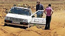 Die Straßenverhältnisse sind schwierig Foto: Andi Fießer