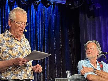 Tom Haydn (r.) und Helmut Haberkamm sind im Erlanger Theater Fifty-Fifty aufgetreten.