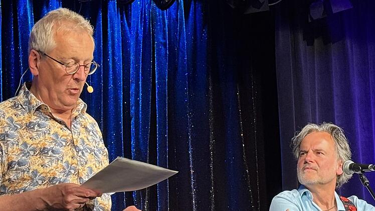 Tom Haydn (r.) und Helmut Haberkamm sind im Erlanger Theater Fifty-Fifty aufgetreten.