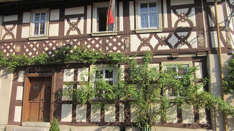 Aufwendig gestaltetes Zierfachwerk in Königsberg.
