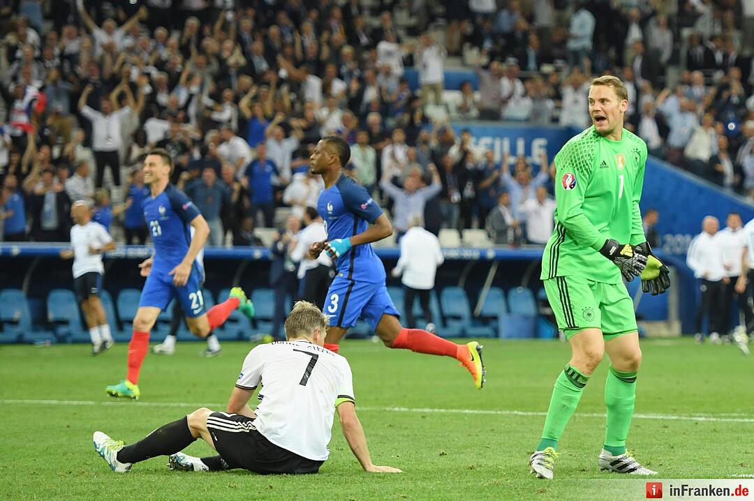 e bittere Niederlage der Deutschen