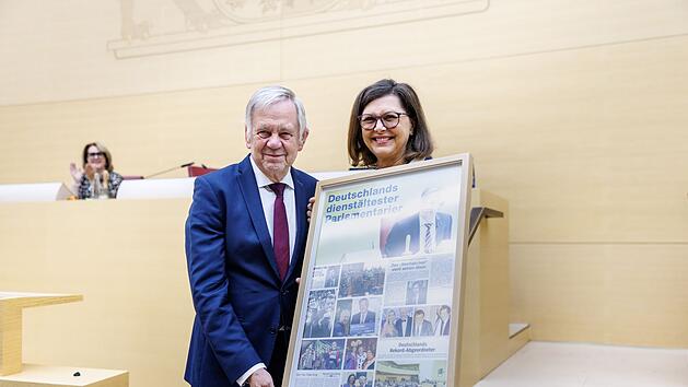 N&uuml;rnberg: Landtagsabgeordneter Karl Freller stellt besonderen Rekord auf