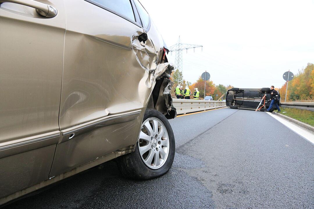 Unfall auf A73 bei Bad Sttaffelstein