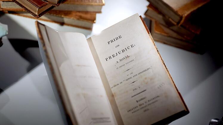 Die erste Ausgabe des Romans &laquo;Pride and Prejudice&raquo;