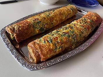 Ofenpfannkuchen mit Sommergem&uuml;se