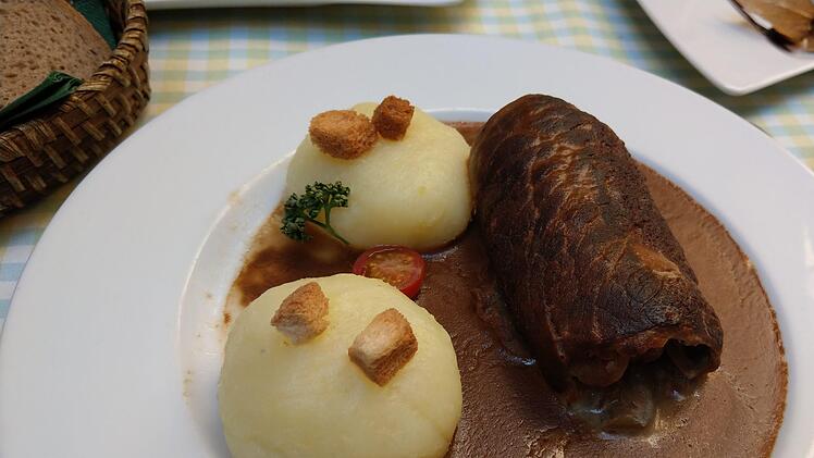 Roulade mit "Rutschern". Foto: Simone Bastian