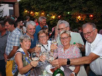 In den Höfen der Winzer schmeckt der Hammelburger Wein besonders gut.