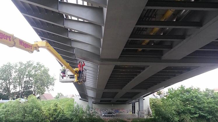 Die Prüfung vom Ufer aus wurde gestern abgeschlossen.  Foto: Christofzik