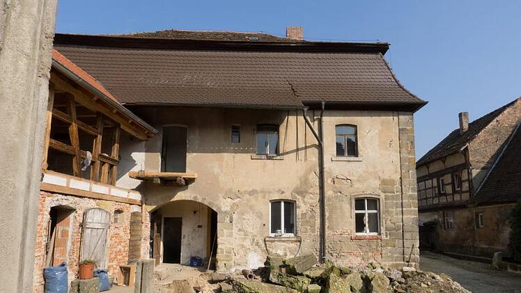 Die Situation im Innenhof des Anwesens 2014privat