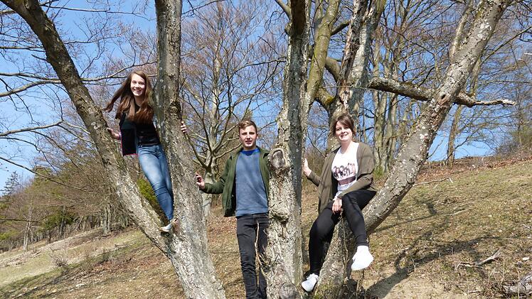 Julika Hauck (von links), Jannis M&uuml;ller und Selina Hauck suchen Nachfolger. Foto: Veronika Urban