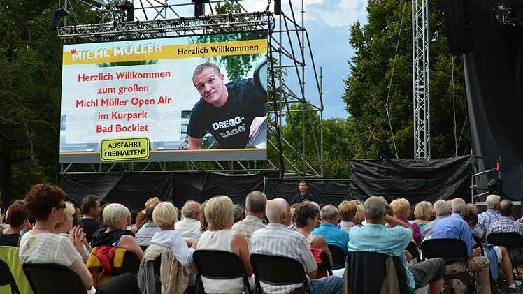 Michl Müller im Kurpark in Bad Bocklet, 18. Juli 2015 Foto: Björn Hein