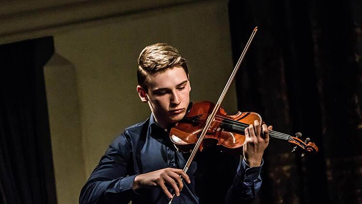 Matinee "Jugend spielt für Jugend" im Landestheater Coburg: Lukas Heunisch.Foto: Jochen Berger