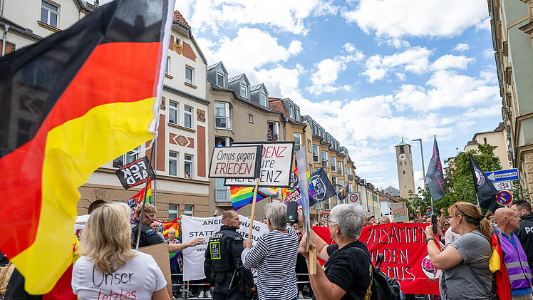 Demonstrationen "Projekt M1llion" in Bamberg