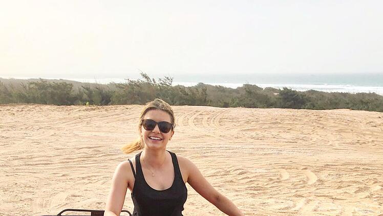 Landgang im Senegal mit  Abstecher mit dem  Quadprivat