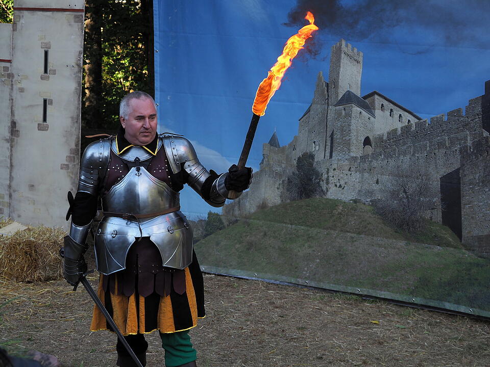 Auf der Burgruine in Bad Kissingen