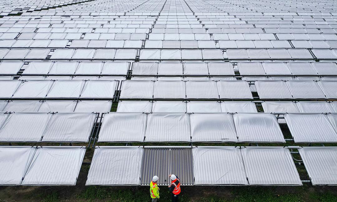 Deutschlands größte Solarthermieanlage wird gebaut
