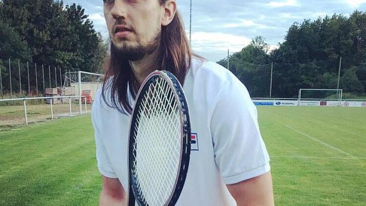 Patrick Weber als Björn Borg während der "Meenzer Fassenacht".