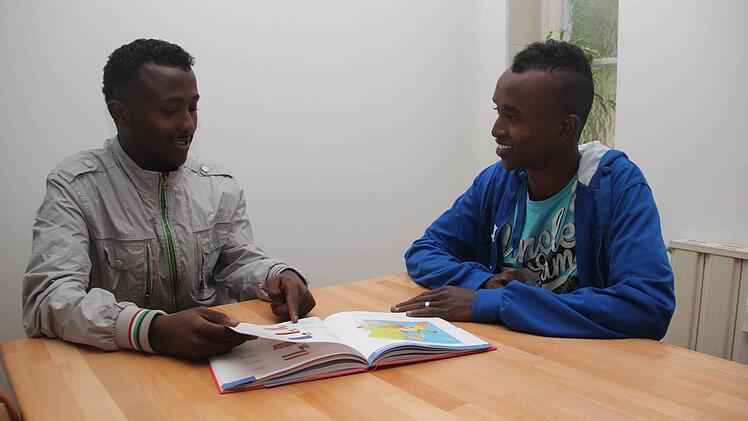 Abdel Samed und Mubarak aus Somalia Foto: Sarah Dann