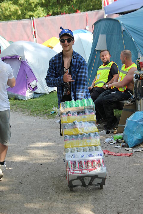 Stimmung! Bei Rock im Park kein Problem!