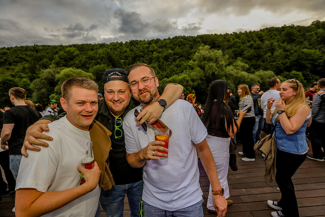 Auf drei Decks wurde richtig gefeiert!