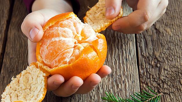 Mandarine, Clementine, Mandarine essen